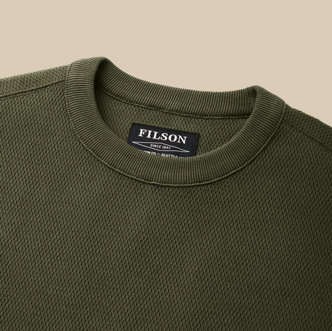 Filson Waffle Knit Thermal Crewneck
