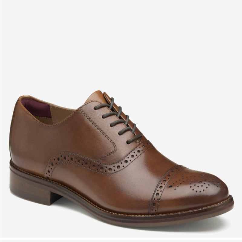 Johnston & Murphy Conard 2.0 Cap Toe Tan Full Grain