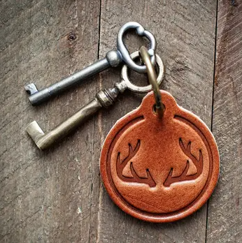 Leather Keychain