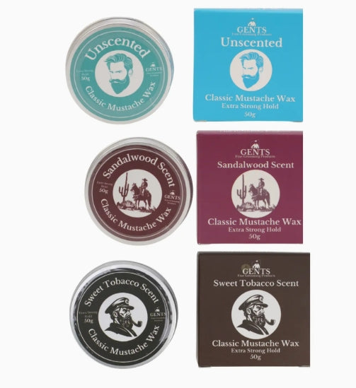 Gents Mustache Wax - Strong Hold
