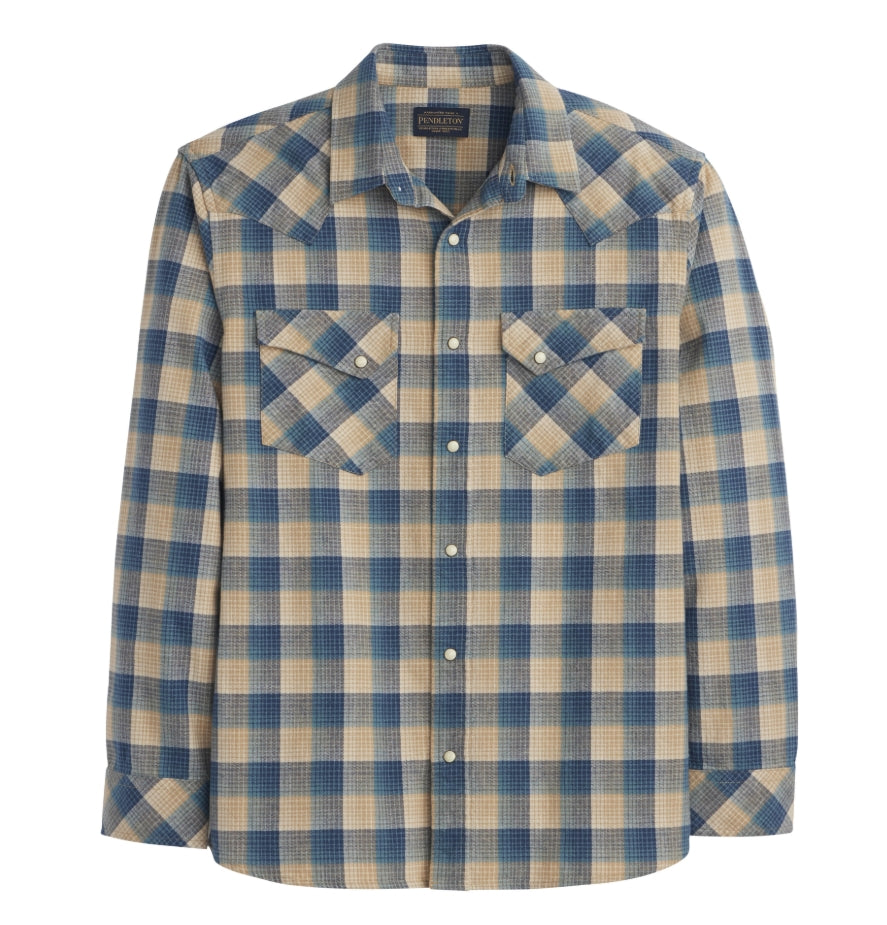Pendleton Wyatt Snap Front Cotton Shirt