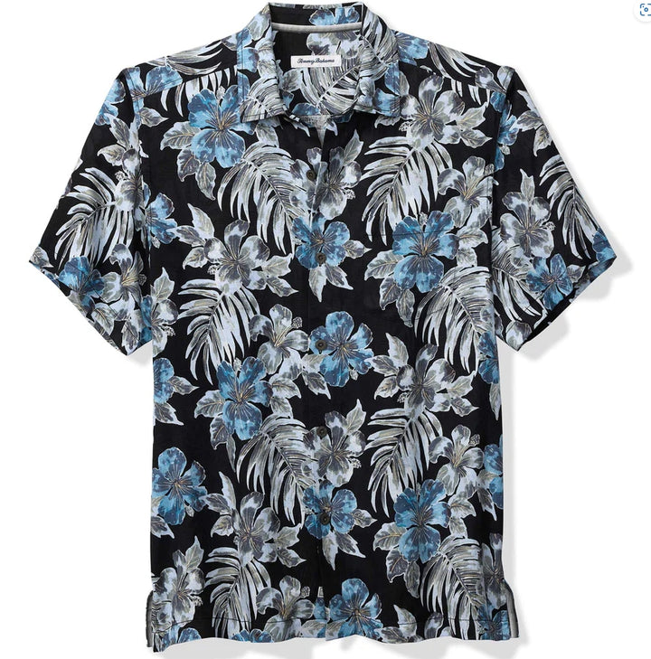Ravello Blooms Silk Camp Shirt