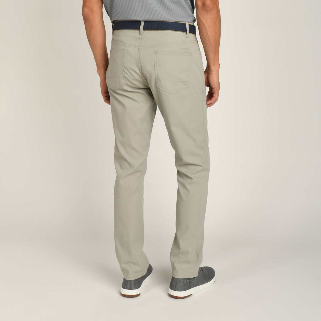 Duck Head Long Drive Performance 5-Pocket Pant - Grey