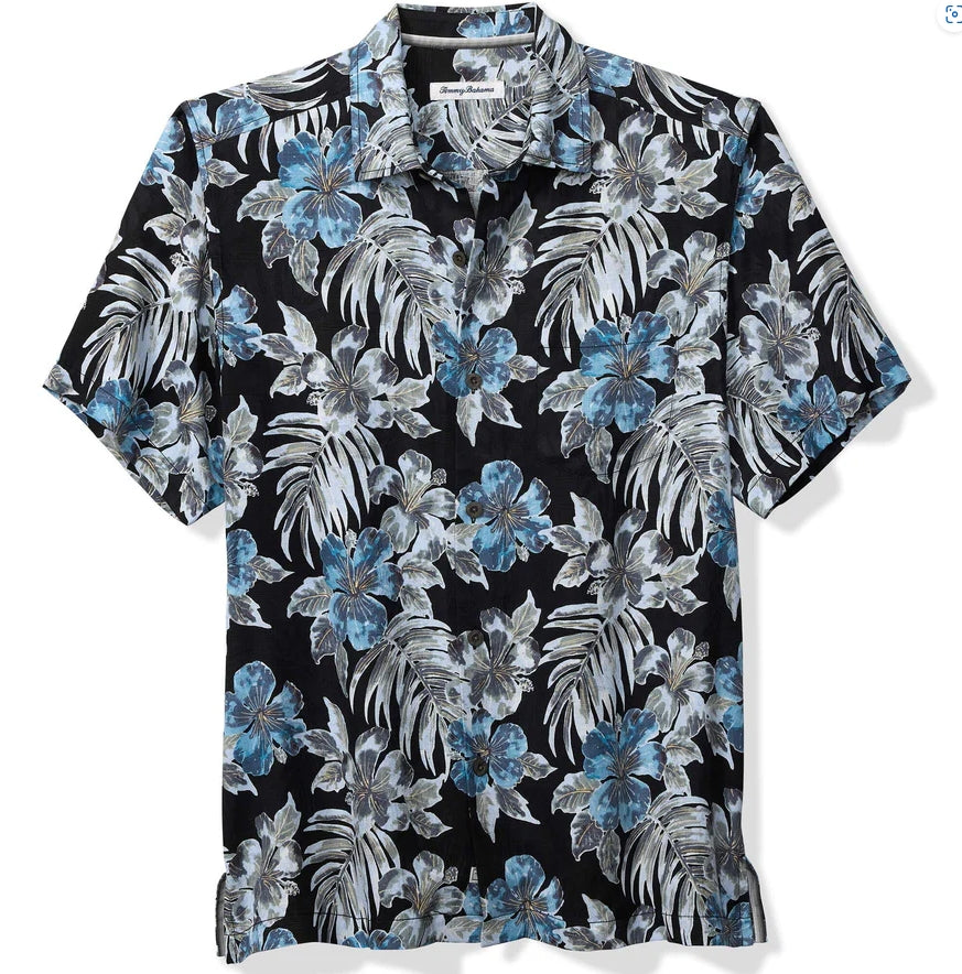 Ravello Blooms Silk Camp Shirt