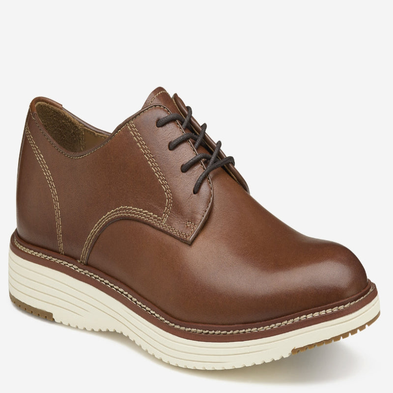Johnston & Murphy Upton Plain Toe Tan Full Grain