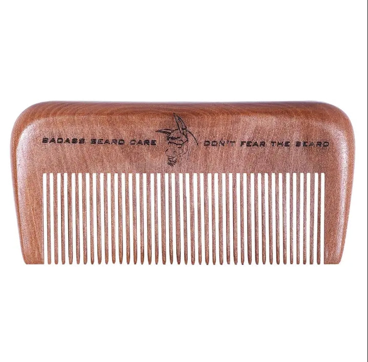Badass Wood Beard Comb