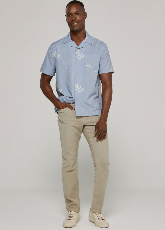 Ciro Camp Shirt - Dusk Blue