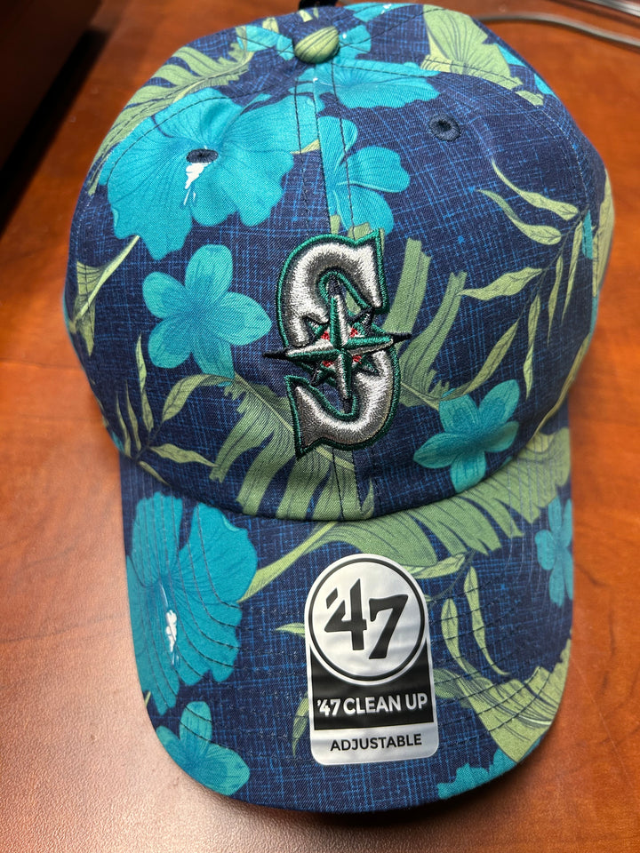 Seattle Mariners Navy Beach Side 47 Clean Up Hat