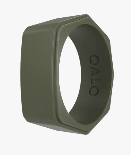 Qalo Standard Unisex Sage Lake Ring