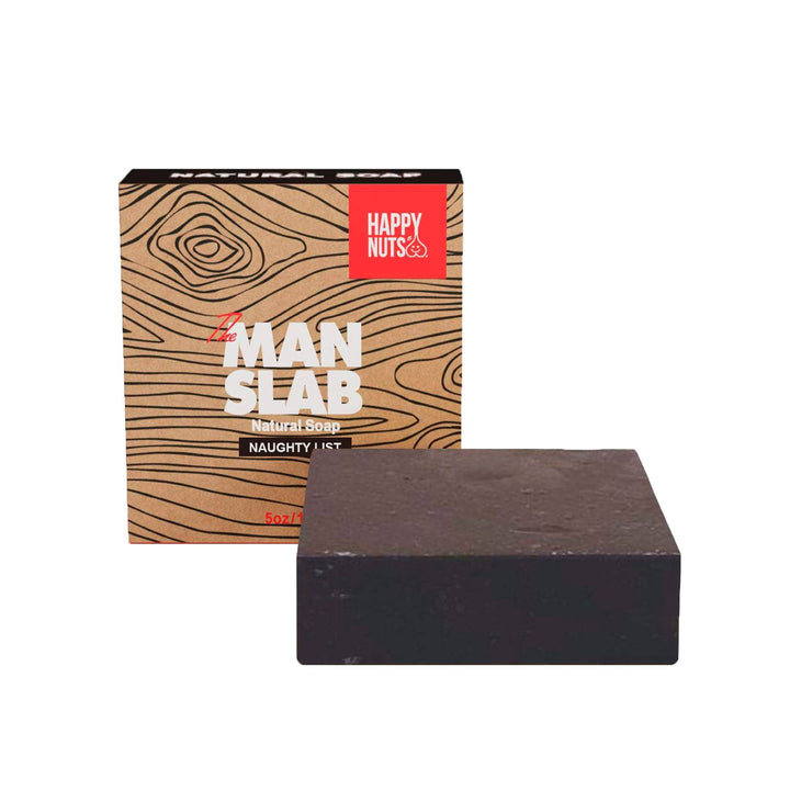 The Man Slab - Naughty List Natural handmade soap bar