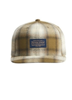 Pendleton Plaid Flat Brim Hat