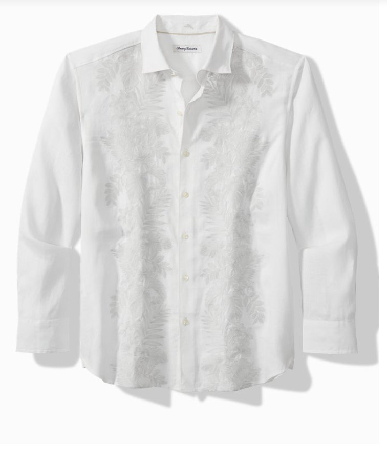 Down the Isle Long-Sleeve Linen Shirt