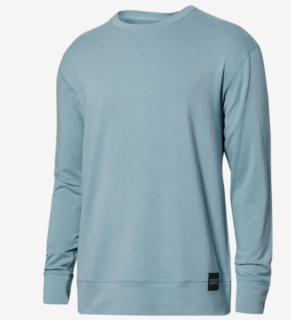 SAXX 3Six Five Long Sleeve Crew - Desert Blue - 2XL