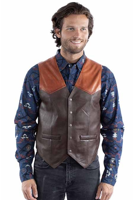 Western All-Leather Vest