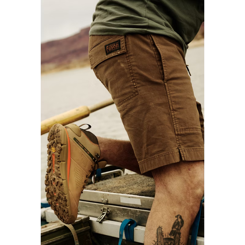 Filson Granite Mountain Pull On Shorts - Dark Earth