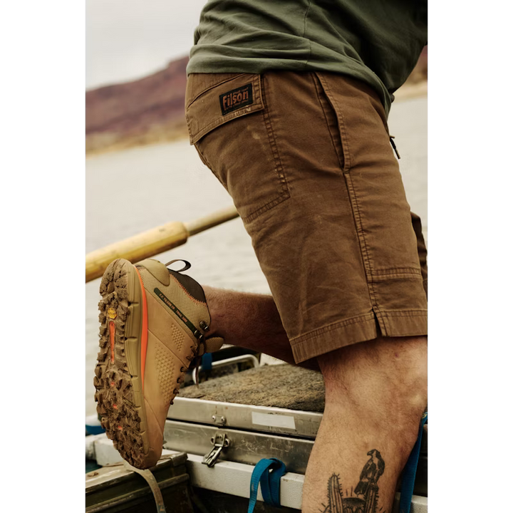 Filson Granite Mountain Pull On Shorts - Dark Earth
