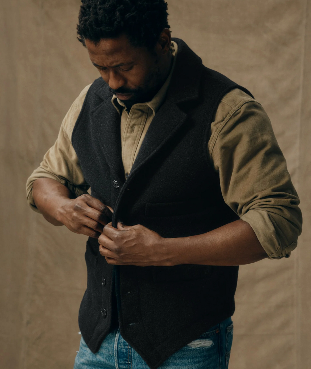Filson Western Vest | Charcoal