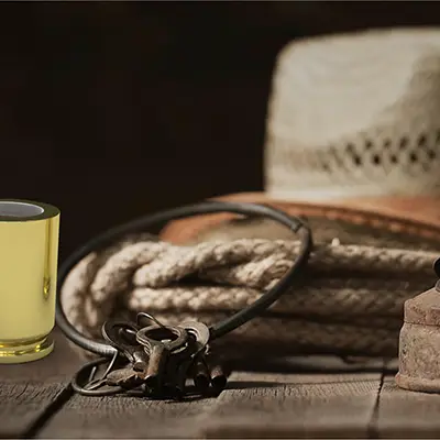 50 Caliber Shot Glasses, Set of 2