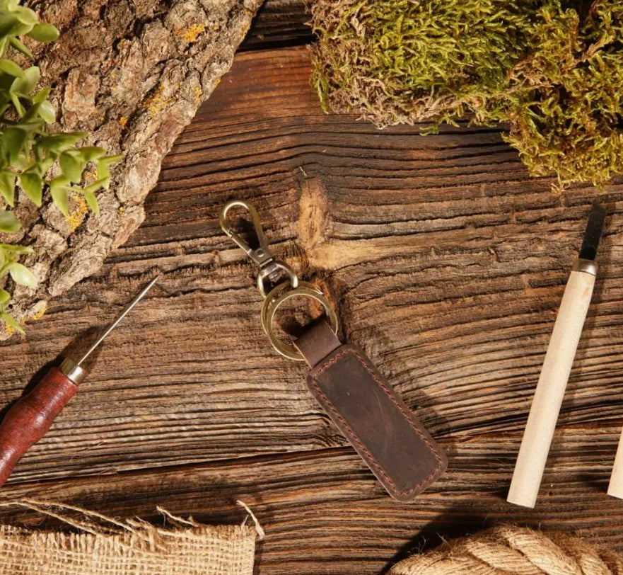 Genuine Leather Keychain