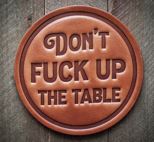 Leather Coaster
