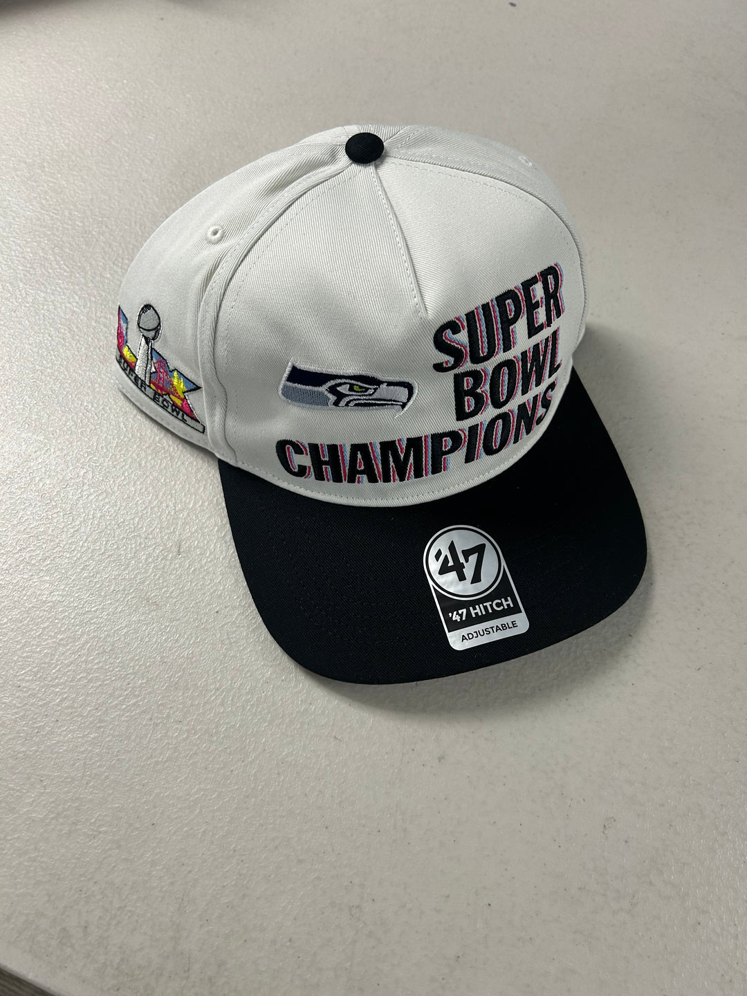 Seattle Seahawks Super Bowl 60 Champion 47 Hitch Hat