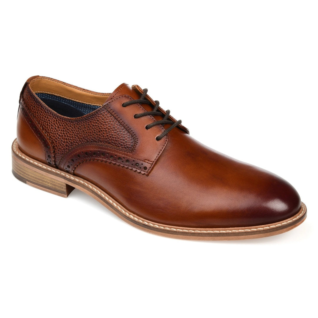 Clayton Plain Toe Brogue Derby