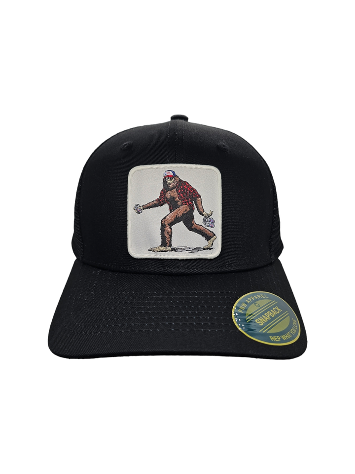 Sasquatch Trucker Mesh Snapback Hat