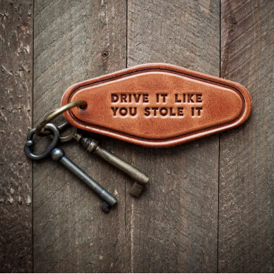 Leather Keychain