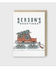 Snow Cat Christmas Card