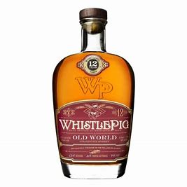 WhistlePig Straight Rye Whiskey Old World 12 Year 86 proof