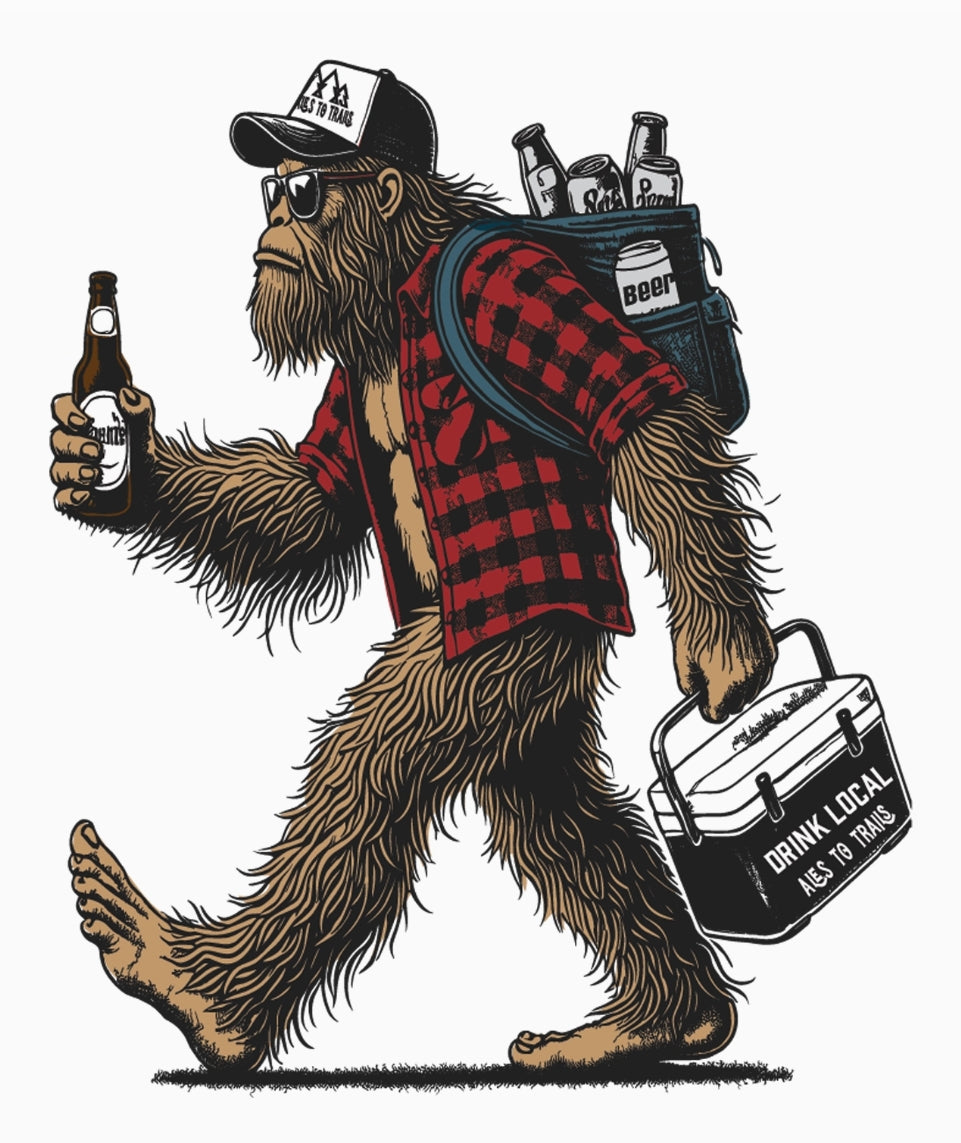 Bigfoot Tailgating Decal
