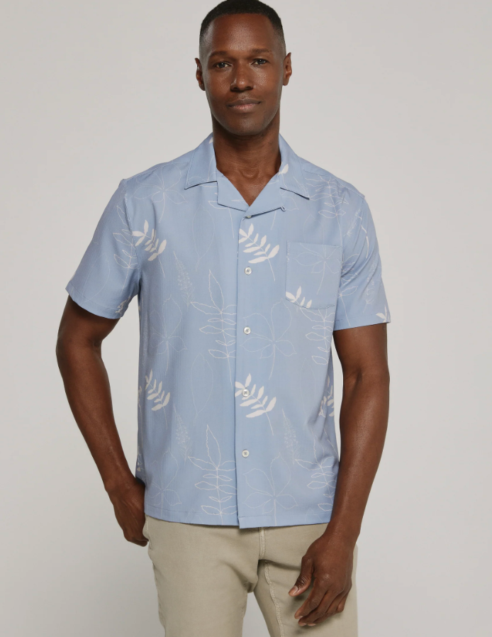 Ciro Camp Shirt - Dusk Blue