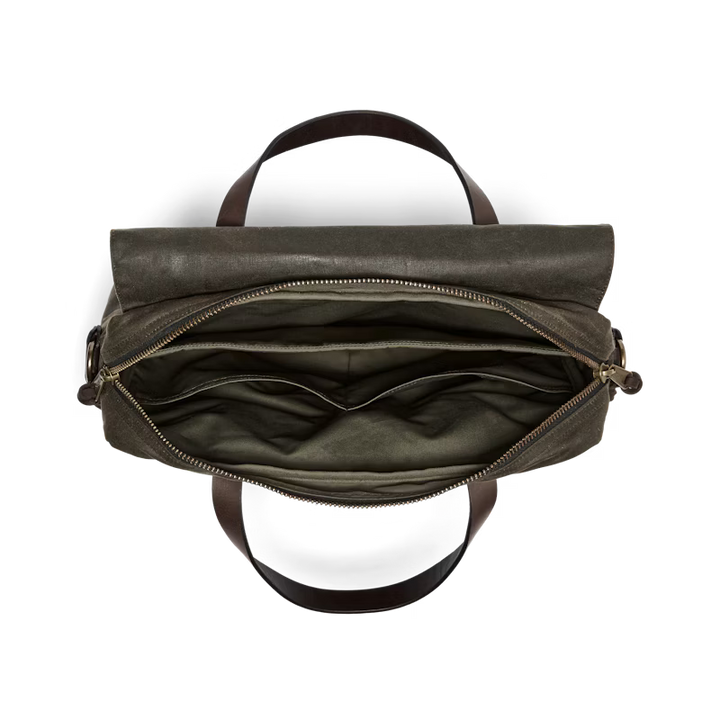 Filson 24 Hour Tin Briefcase - Dark Tan