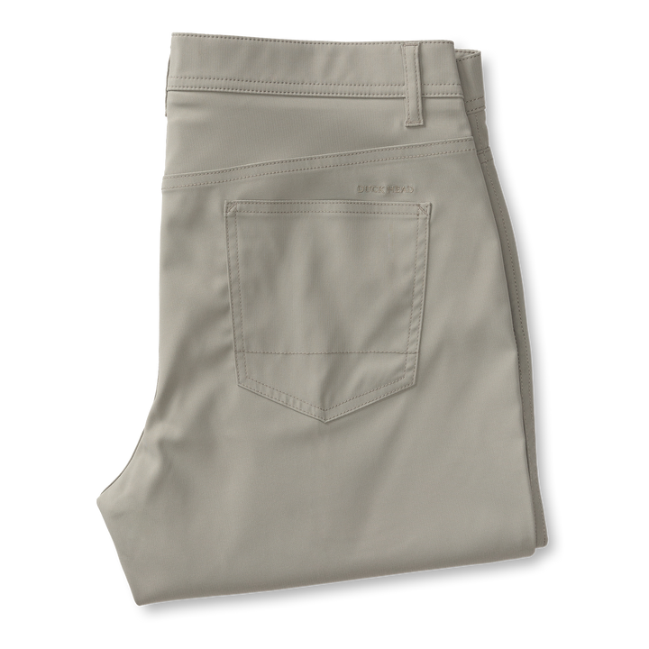 Duck Head Long Drive Performance 5-Pocket Pant - Grey
