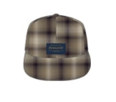 Pendleton Plaid Flat Brim Hat