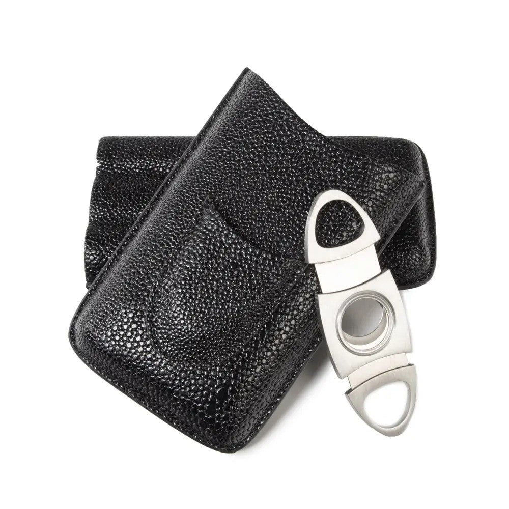 Simon Stingray Cigar Case (Black)