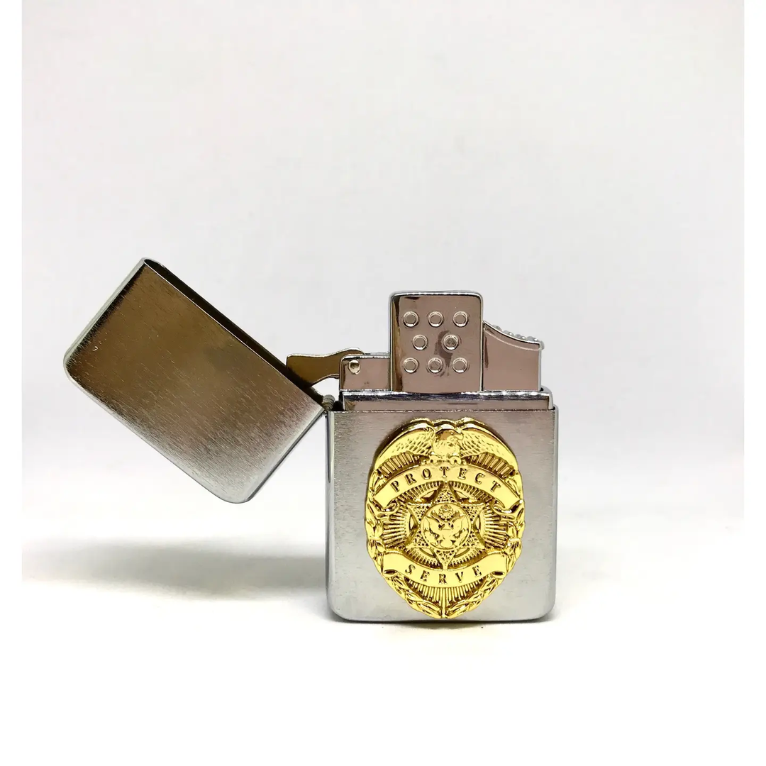 Law Enforcement Pocket Lighter - Gold
