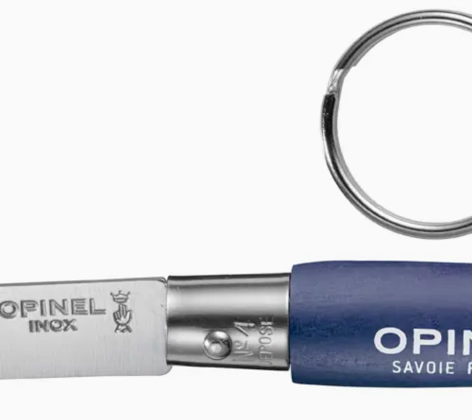 No. 4 Colorama Stainless Folding Key Chain Knife