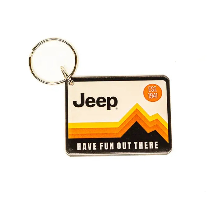 Jeep Have Fun Out There Keychain