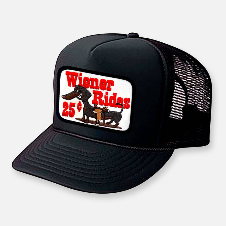 Wiener Rides  - Curved Bill Patch Hat
