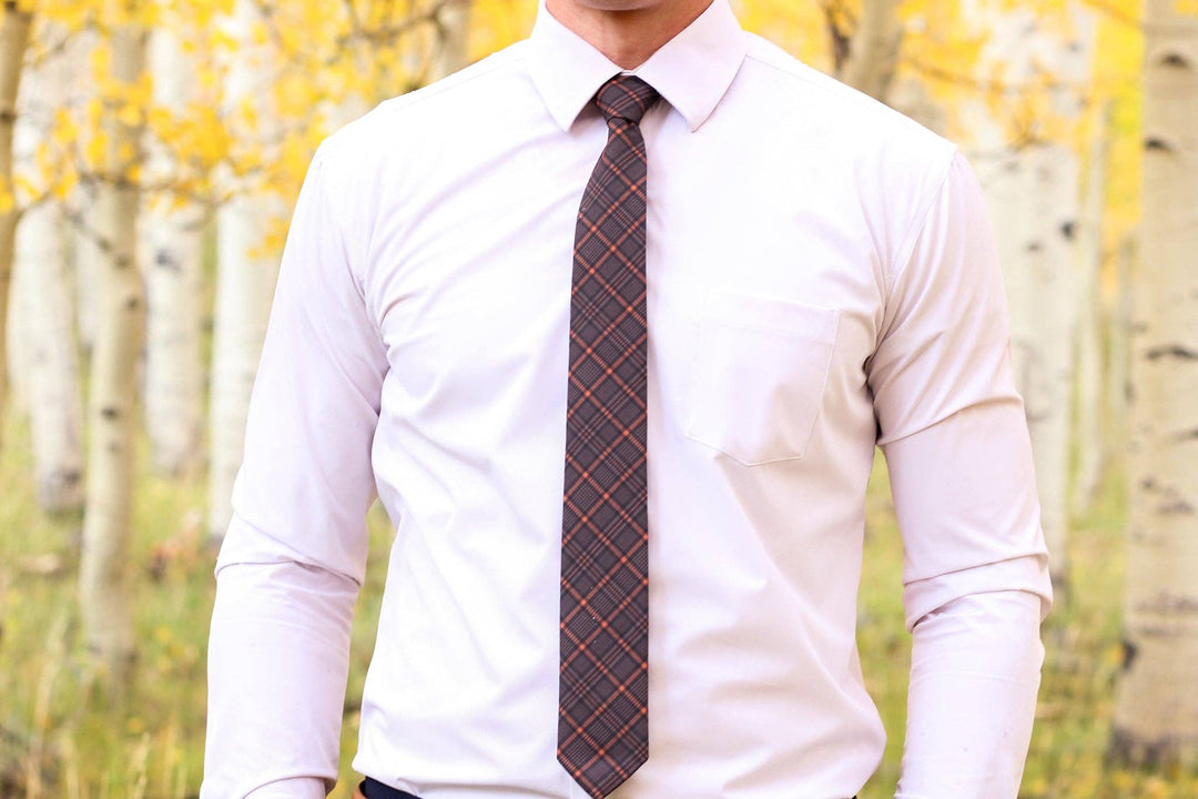 Swanson - Brown Flannel Tie
