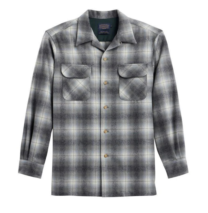 Pendleton Big Boy Board Shirt - Navy/Oxford Mix Ombre