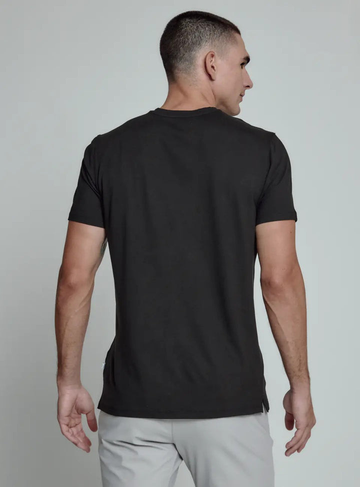 Short Sleeve Core High V-Neck