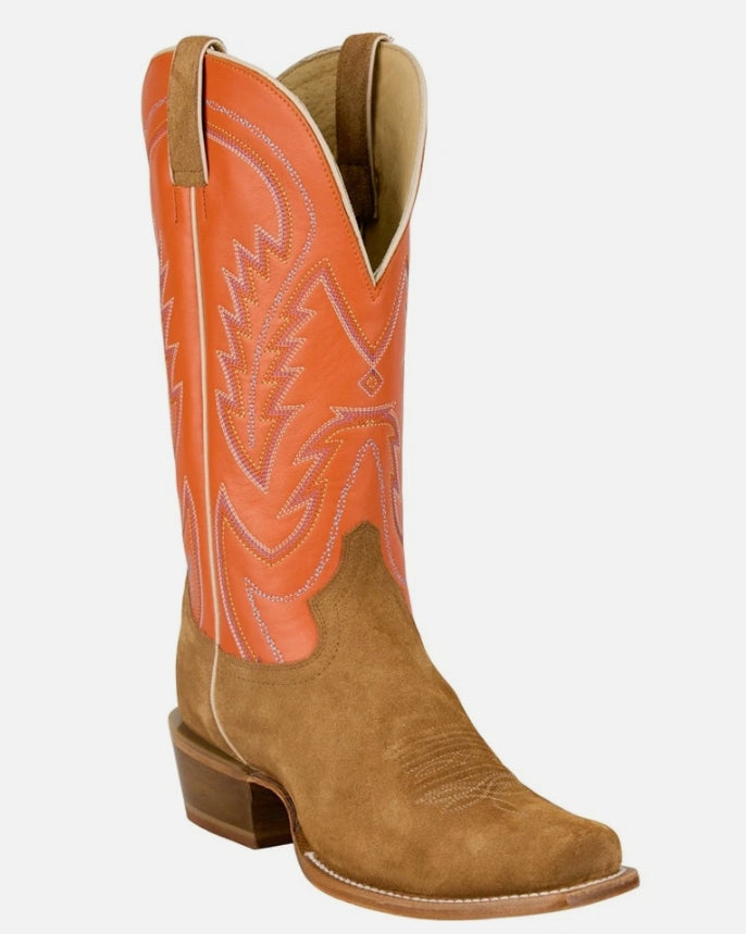 Tony Lama Jax 13" Chestnut Orange Cowhide Boot