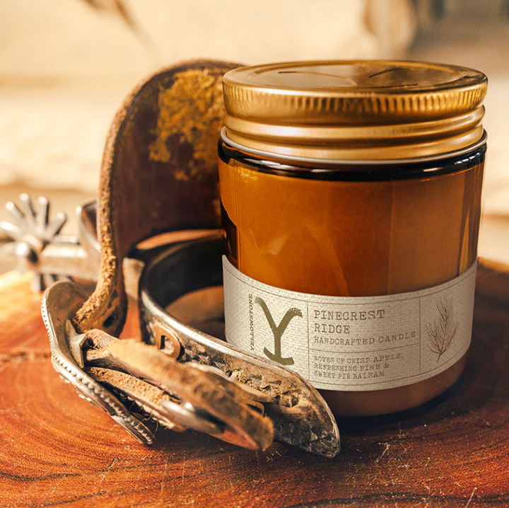 Tru Western Yellowstone Candle - 8oz Pinecrest