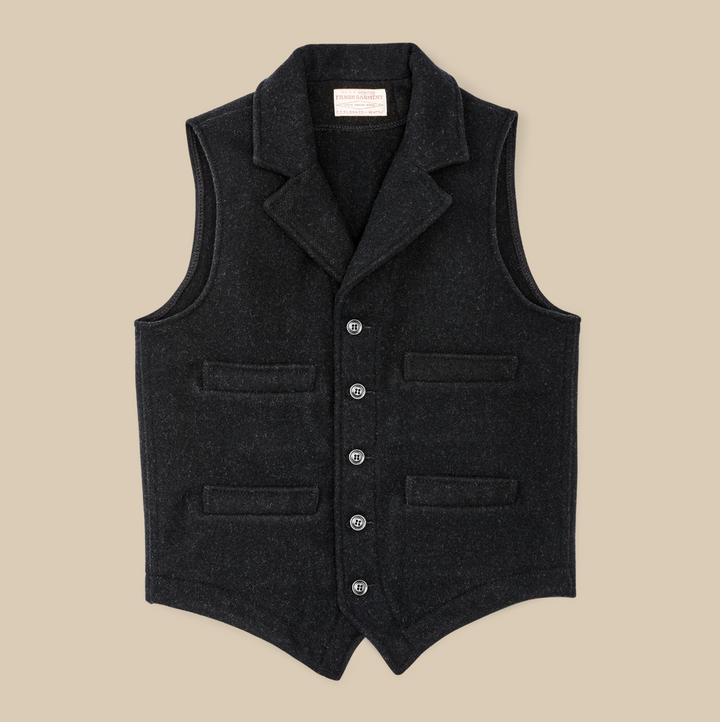 Filson Western Vest | Charcoal